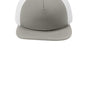 Port Authority Mens Foam Outdoor Flexfit Adjustable Hat - Silver Grey/White