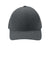 Port Authority C938 Mens Delta Flexfit Hat Carbon Charcoal Grey Flat Front