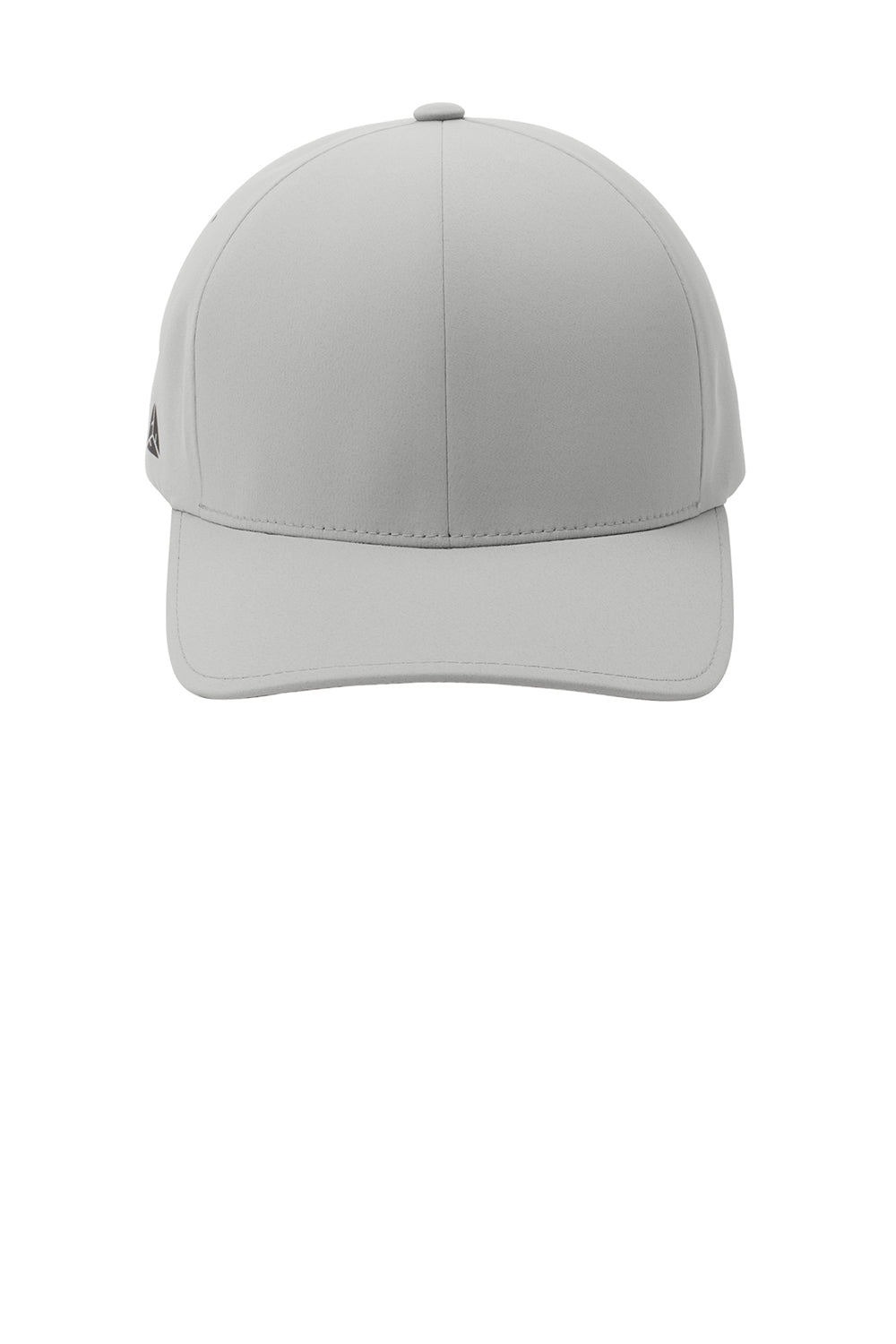 Port Authority C938 Mens Delta Flexfit Hat Silver Grey Flat Front