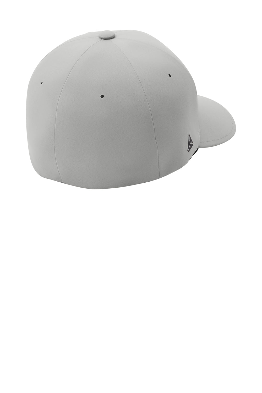 Port Authority C938 Mens Delta Flexfit Hat Silver Grey Flat Back