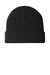 Port Authority C939 Mens Knit Cuff Beanie Black Flat Front