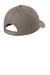 Port Authority C942 Beach Wash Adjustable Hat Taupe Flat Back