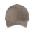 Port Authority C942 Beach Wash Adjustable Hat Taupe Flat Front