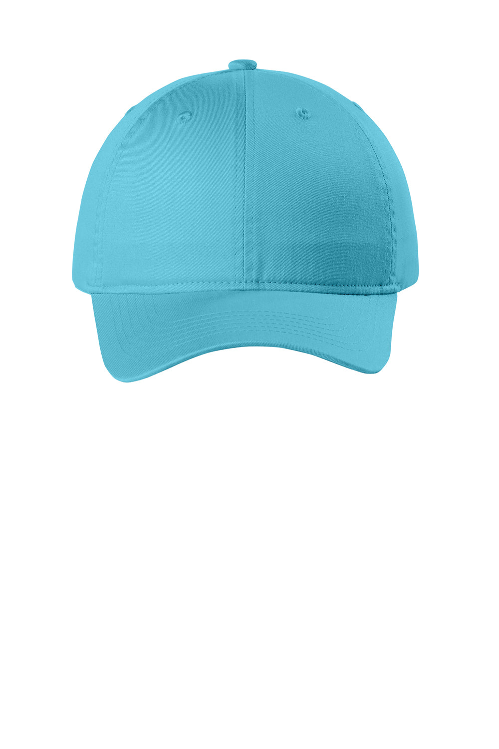 Port Authority C942 Beach Wash Adjustable Hat Tidal Wave Blue Flat Front