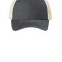 Port Authority Mens Beach Wash Mesh Back Adjustable Hat - Coal Grey/Stone