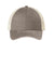 Port Authority C943 Beach Wash Mesh Back Adjustable Hat Taupe/Stone Flat Front