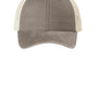 Port Authority Mens Beach Wash Mesh Back Adjustable Hat - Taupe/Stone