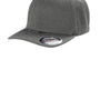 Port Authority Mens Melange UniPanel Flexfit Hat - Dark Grey