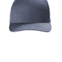 Port Authority Mens Melange UniPanel Flexfit Hat - Navy Blue