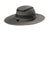 Port Authority C947 Mens Moisture Wicking Ventilated Wide Brim Hat Sterling Grey Flat Back