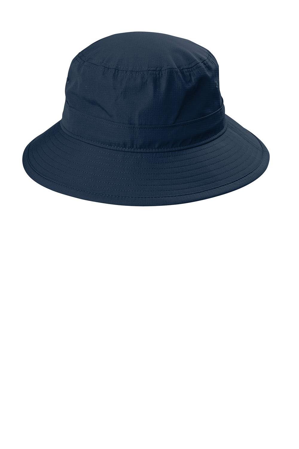 Port Authority C948 Mens Moisture Wicking Bucket Hat Dress Navy Blue Flat Front