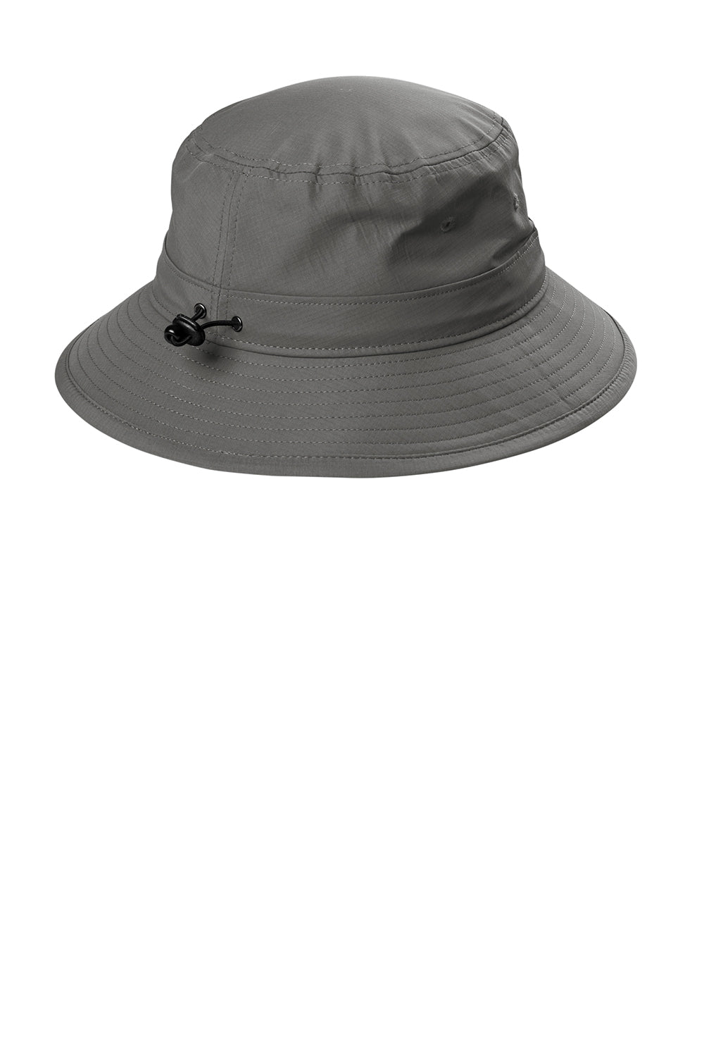 Port Authority C948 Mens Moisture Wicking Bucket Hat Sterling Grey Flat Back