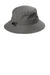 Port Authority C948 Mens Moisture Wicking Bucket Hat Sterling Grey Flat Back