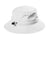 Port Authority C948 Mens Moisture Wicking Bucket Hat White Flat Back