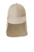 Port Authority C949 Moisture Wicking Sun Shade Hat Stone Flat Front