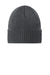 Port Authority C951 Mens Rib Knit Cuff Beanie Graphite Grey Flat Front