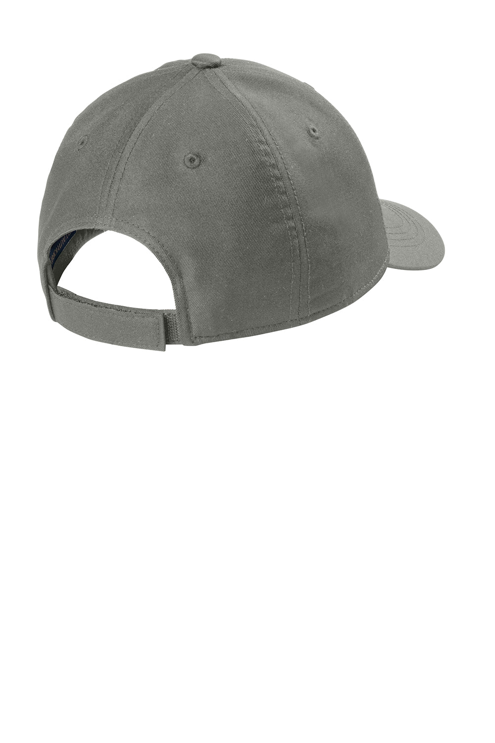 Port Authority C954 Eco Adjustable Hat Smoke Grey Flat Back