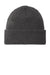 Port Authority C955 Mens Thermal Knit Cuffed Beanie Storm Grey Flat Front