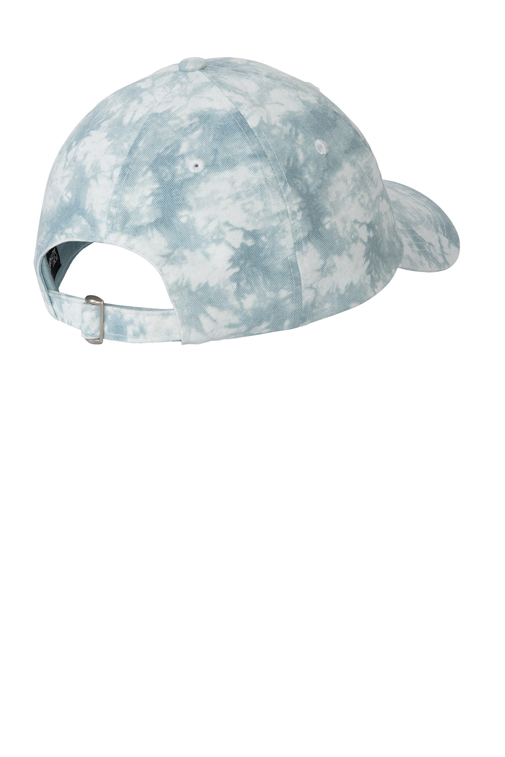 Port Authority C961 Tie Dye Adjustable Hat Light Blue Flat Back