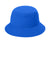 Port Authority C975 Mens Classic Twill Bucket Hat True Royal Blue Flat Front