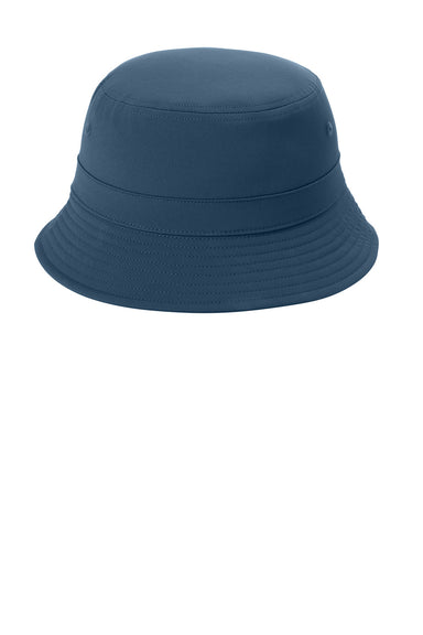 Port Authority C980 Mens Bucket Hat River Navy Blue Flat Front