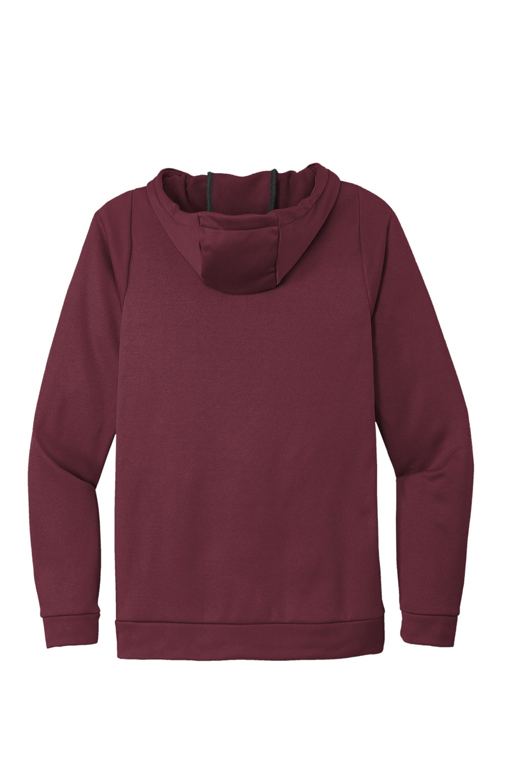 Nike CN9473 Mens Therma-Fit Moisture Wicking Fleece Hooded Sweatshirt Hoodie Team Dark Maroon Flat Back