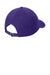 Port & Company CP77 Mens Brushed Twill Adjustable Hat Purple Flat Back