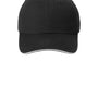 Port & Company Mens Adjustable Hat - Black/White