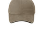 Port & Company Mens Adjustable Hat - Khaki/Black