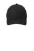 Port & Company CP80 Mens Twill Adjustable Hat Black Flat Front