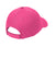 Port & Company CP80 Mens Twill Adjustable Hat Neon Pink Flat Back