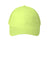 Port & Company CP80 Mens Twill Adjustable Hat Neon Yellow Flat Front