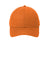 Port & Company CP80 Mens Twill Adjustable Hat Orange Flat Front