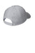 Port & Company CP80 Mens Twill Adjustable Hat Silver Grey Flat Back