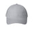 Port & Company CP80 Mens Twill Adjustable Hat Silver Grey Flat Front