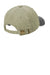 Port & Company CP83 Mens Adjustable Hat Khaki/Charcoal Grey Flat Back