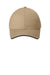 Port & Company CP85 Mens Sandwich Bill Adjustable Hat Khaki Brown/Navy Blue Flat Front