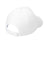 Port & Company CP86 Mens Twill Adjustable Hat White Flat Back