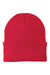 Port & Company CP90 Mens Knit Beanie Athletic Red Flat Front