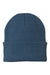 Port & Company CP90 Mens Knit Beanie Millennium Blue Flat Front