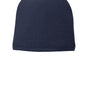 Port & Company Mens Fleece Lined Beanie - Navy Blue