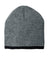 Port & Company CP91 Mens Beanie Athletic Oxford Grey/Black Flat Front