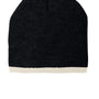 Port & Company Mens Beanie - Black/Natural