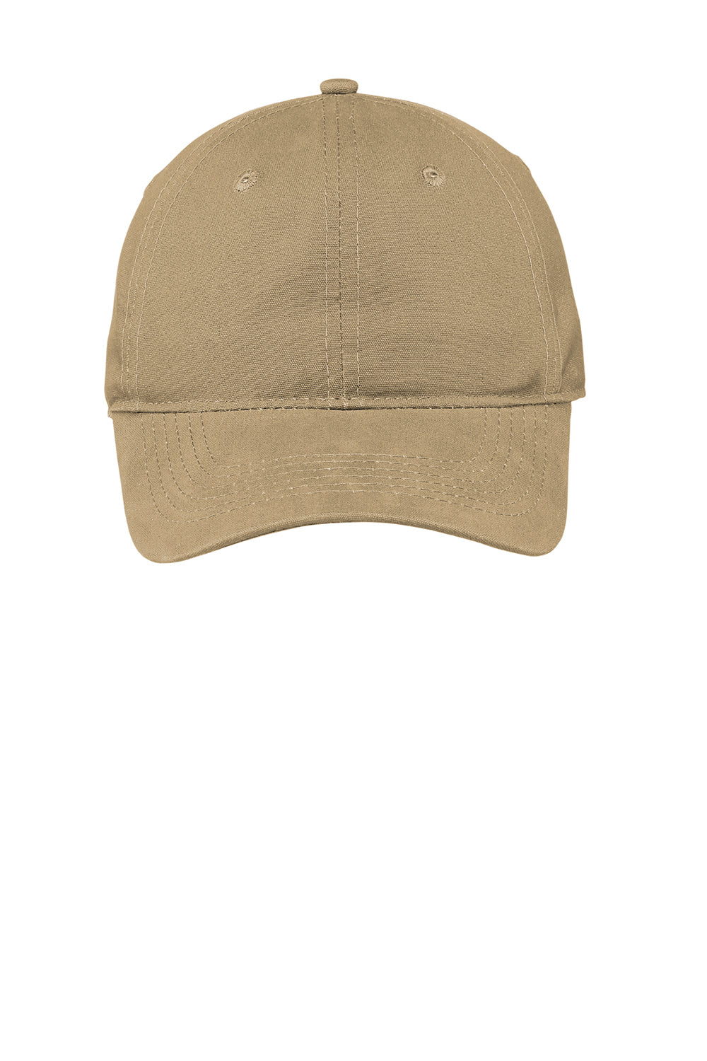 Port Authority CP96 Adjustable Hat Khaki Flat Front