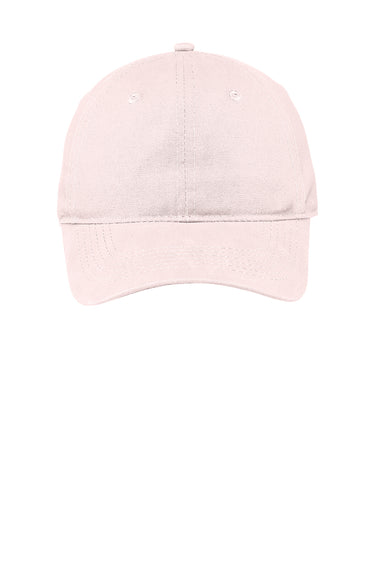 Port Authority CP96 Adjustable Hat Light Pink Flat Front