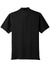 CornerStone CS4020P Mens Industrial Moisture Wicking Short Sleeve Polo Shirt w/ Pocket Black Flat Back