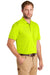 CornerStone CS4020P Mens Industrial Moisture Wicking Short Sleeve Polo Shirt w/ Pocket Safety Yellow Model 3q