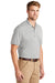 CornerStone CS4020 Mens Industrial Moisture Wicking Short Sleeve Polo Shirt Light Grey Model 3q