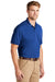 CornerStone CS4020 Mens Industrial Moisture Wicking Short Sleeve Polo Shirt Royal Blue Model 3q