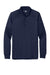 CornerStone CS410LS Mens Select Tactical Moisture Wicking Long Sleeve Polo Shirt Dark Navy Blue Flat Front